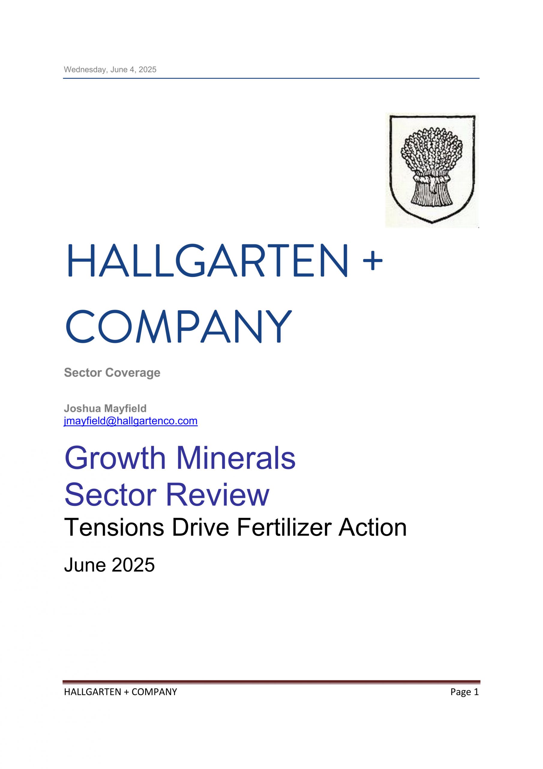 Growth Minerals Review - June 2025