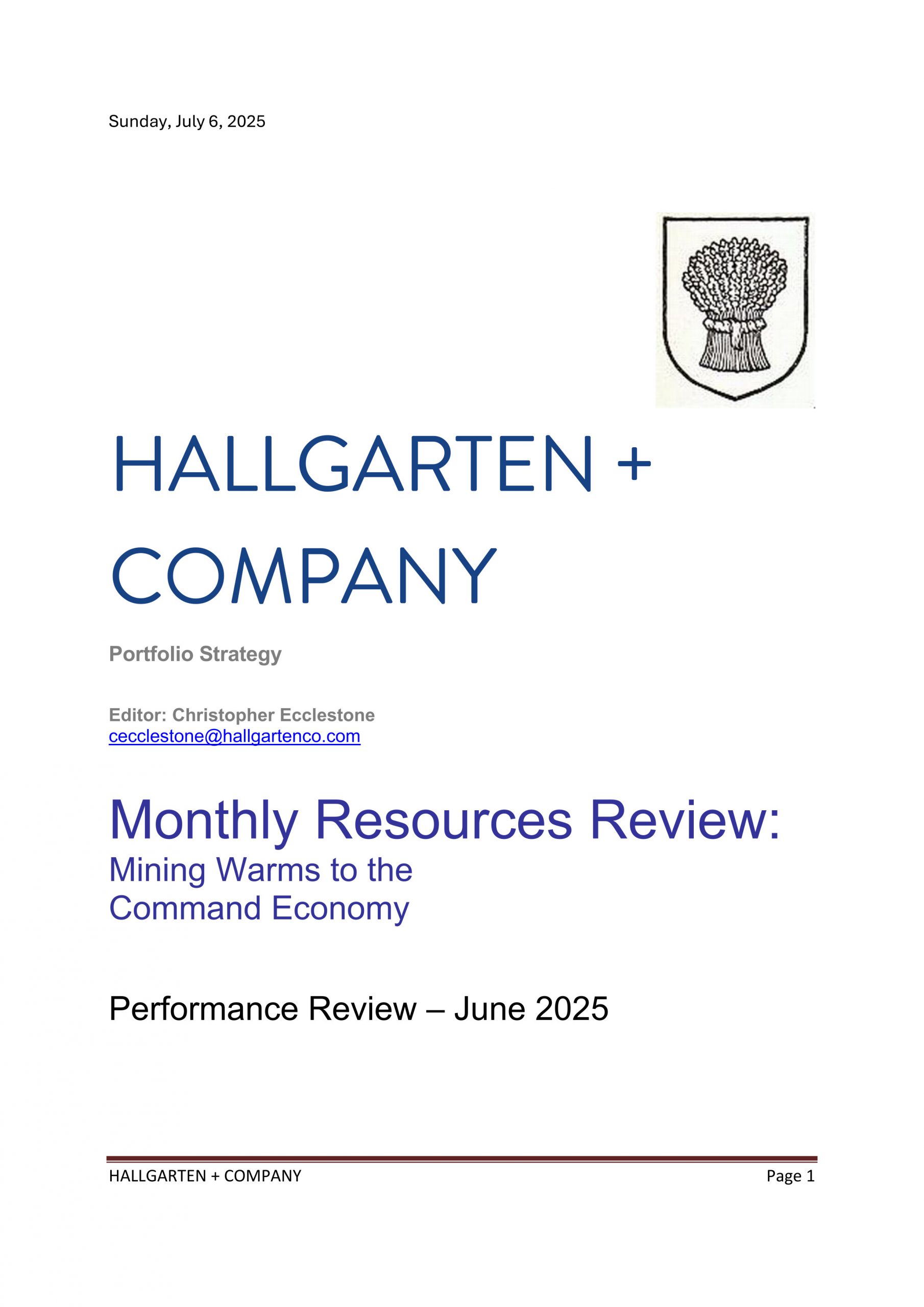 June Monthly Review