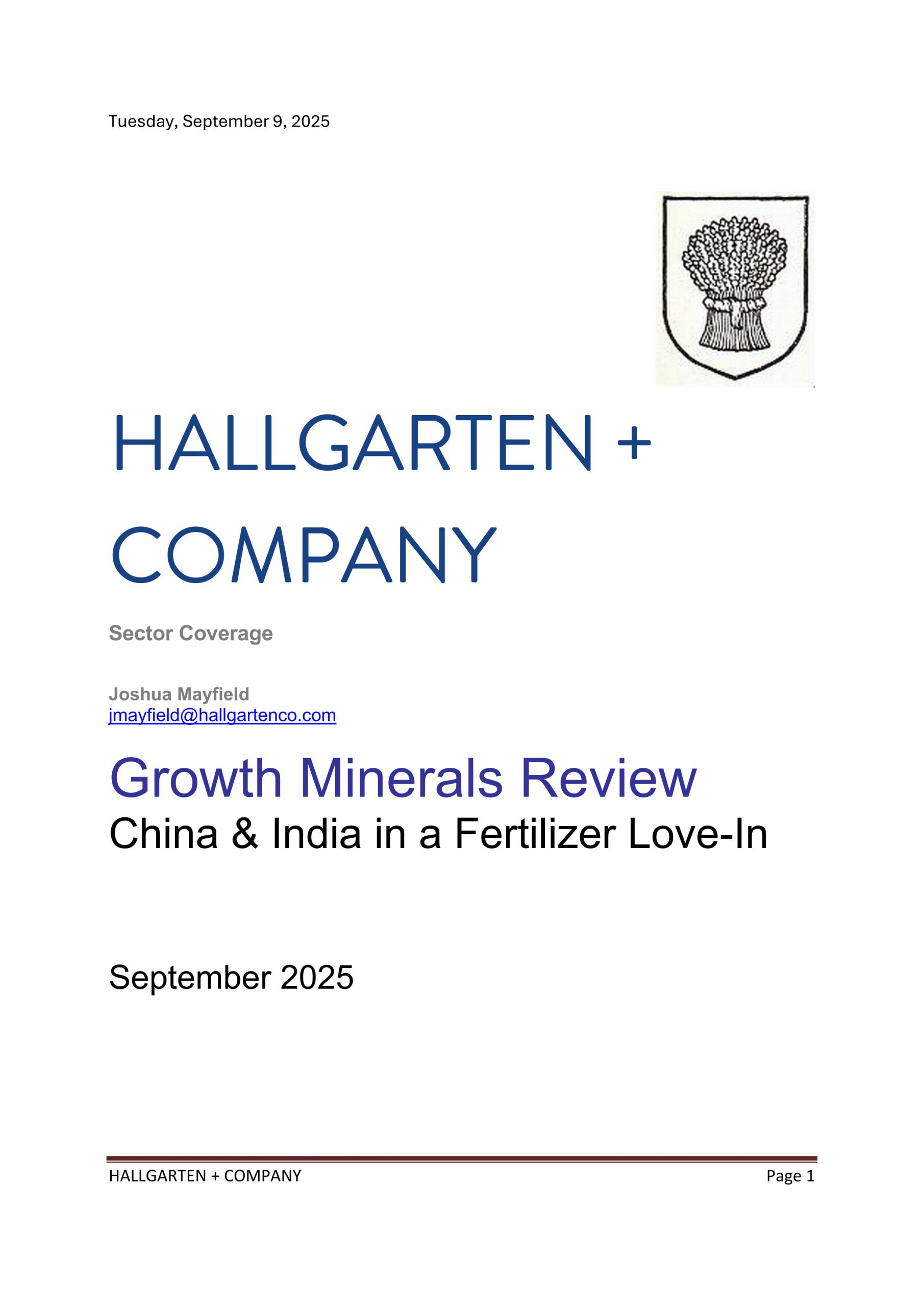 September Growth Minerals