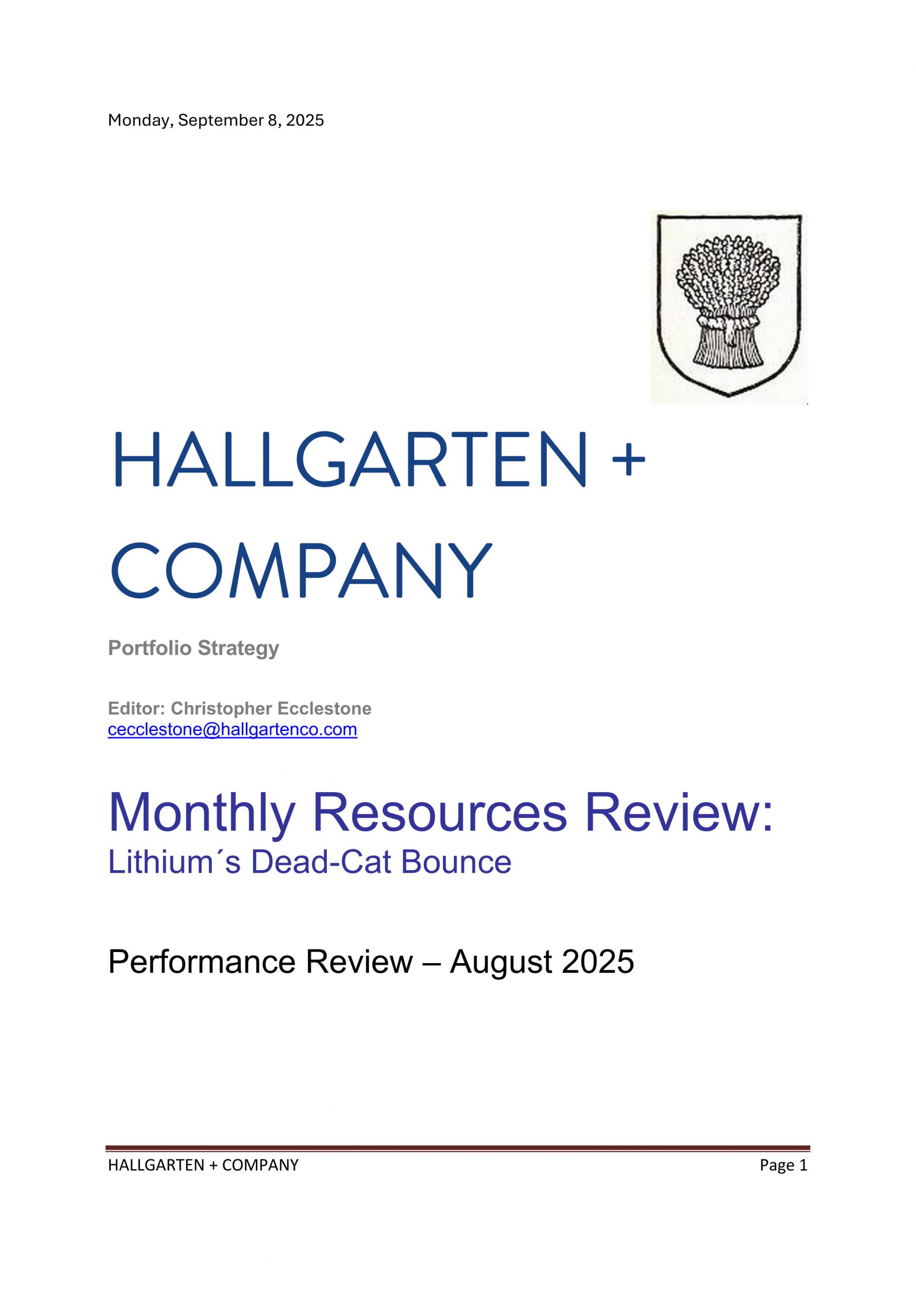 Monthly - August 2025