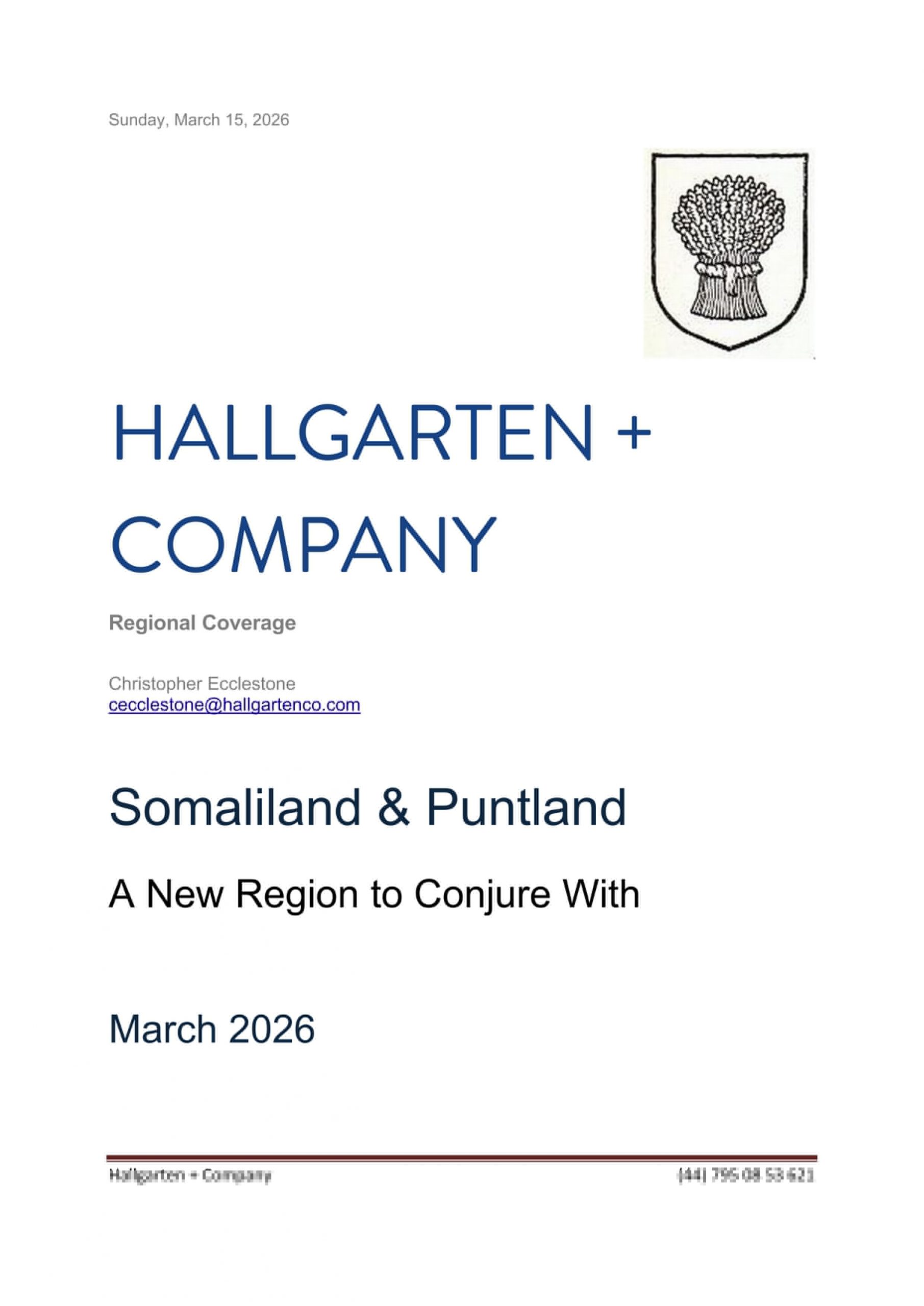 Somaliland & Puntland