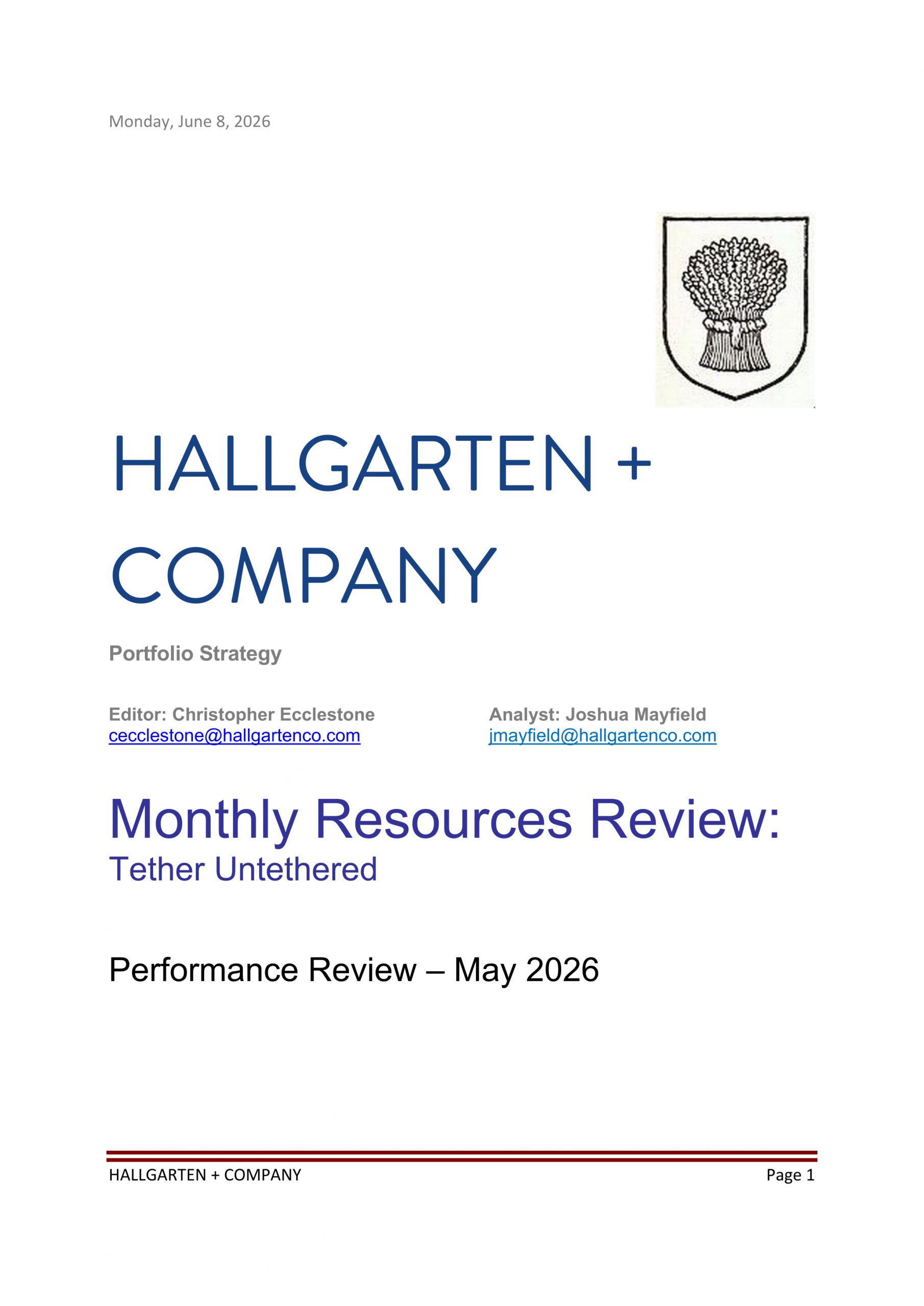May 2026 Monthly