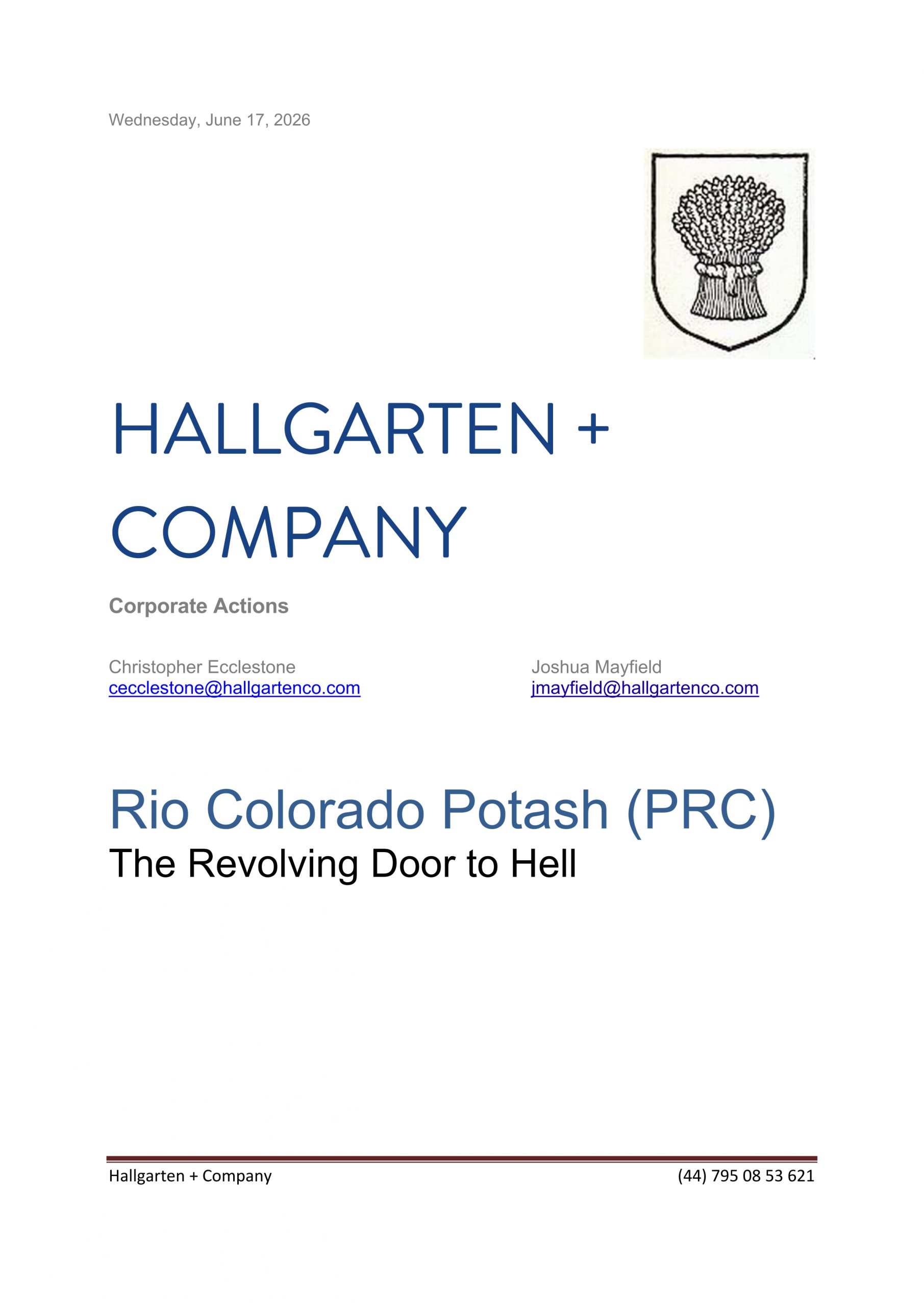 Rio Colorado Potash