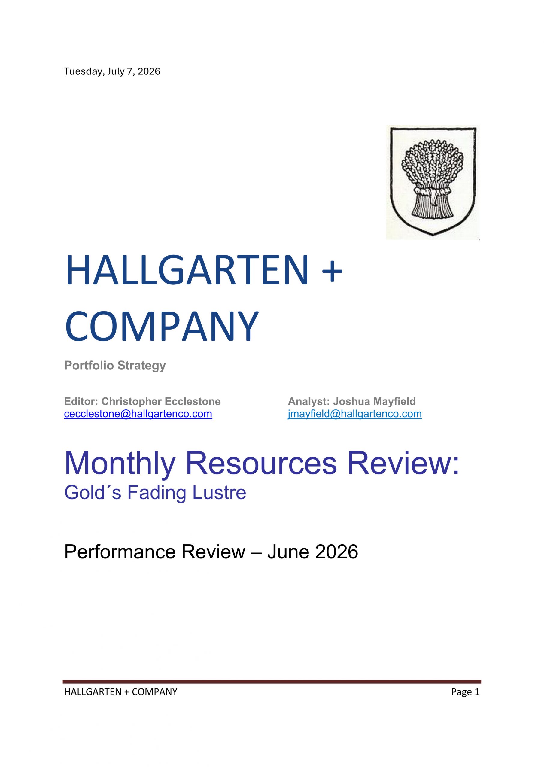June 2026 Monthly