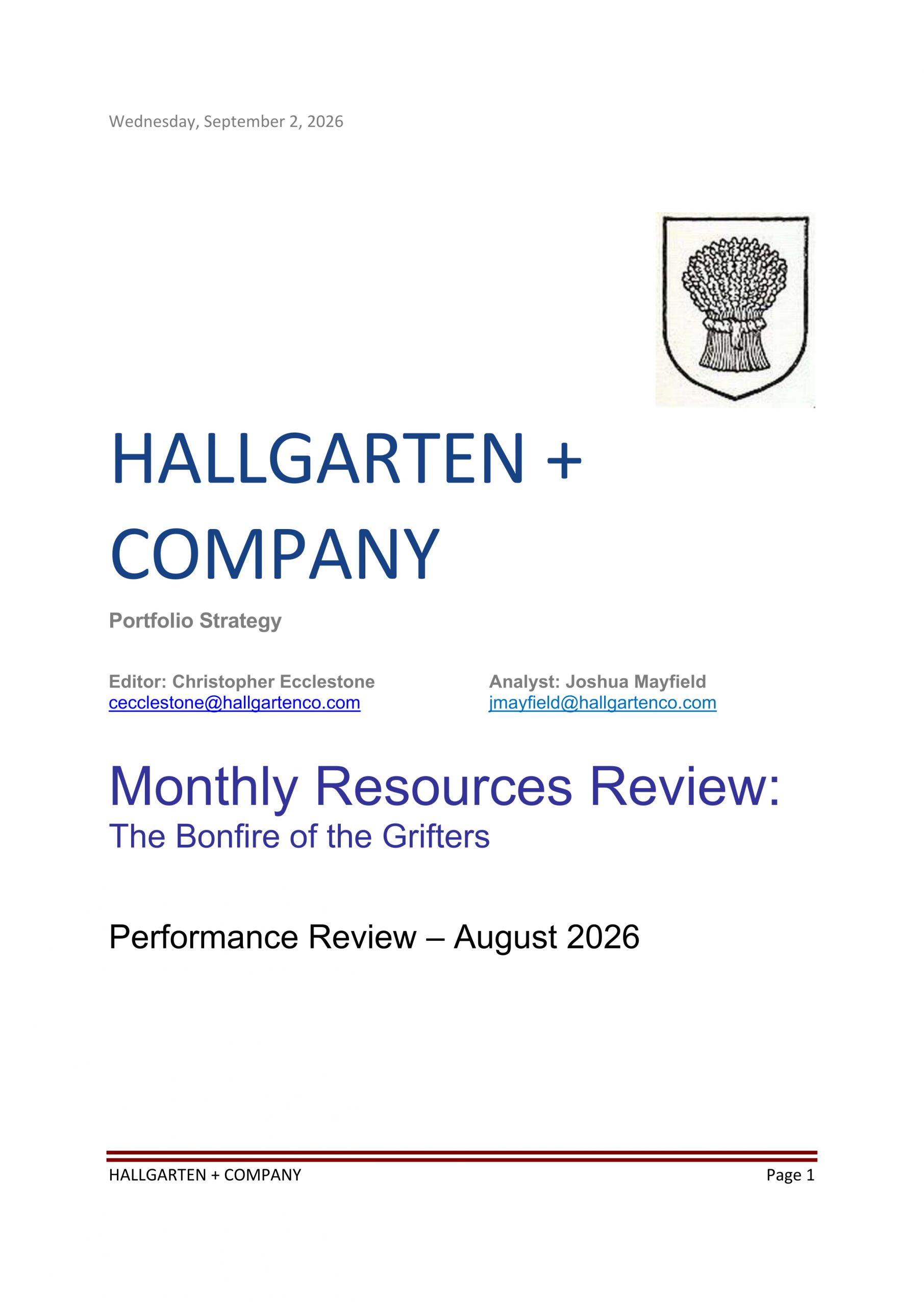 August 2026 Monthly
