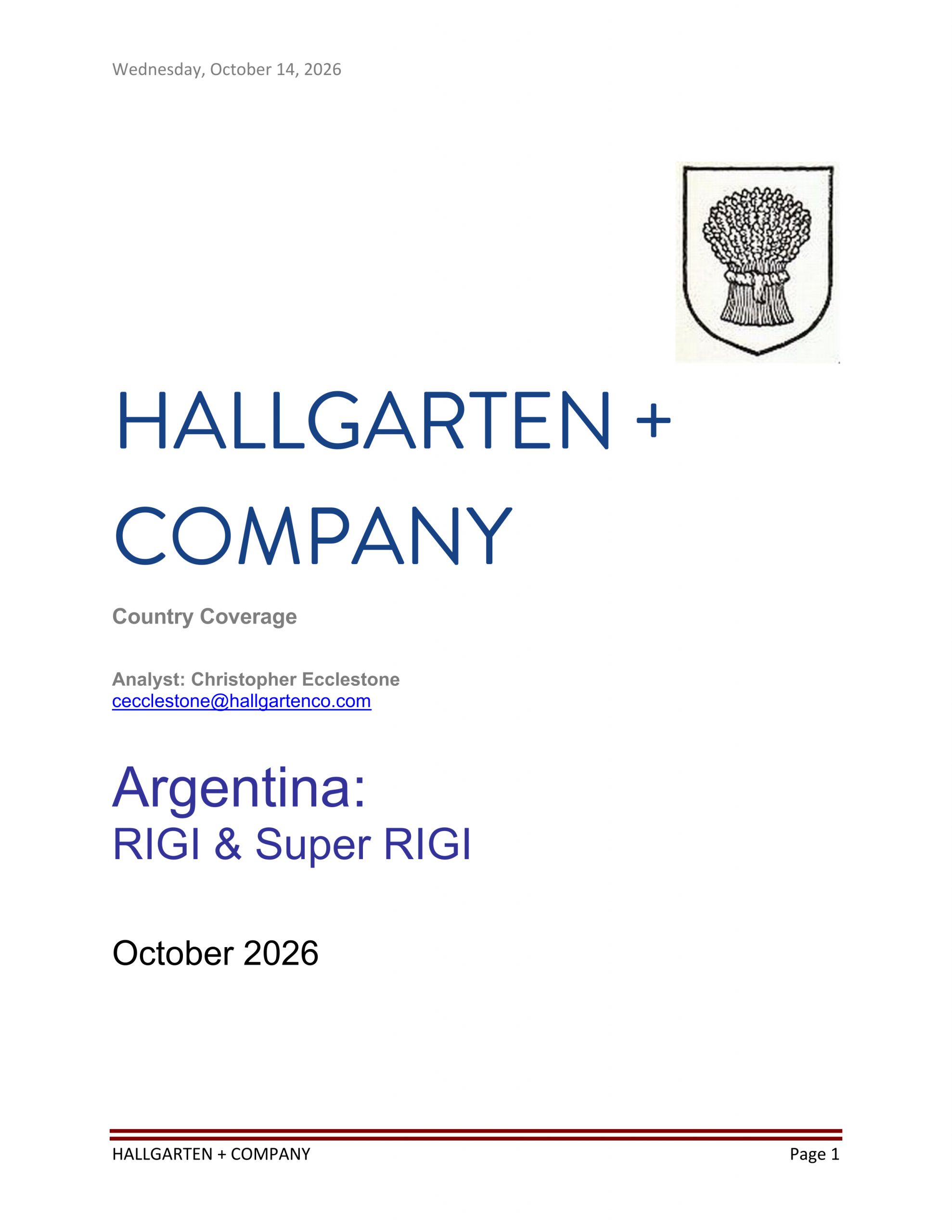 Argentina - RIGI & Super RIGI