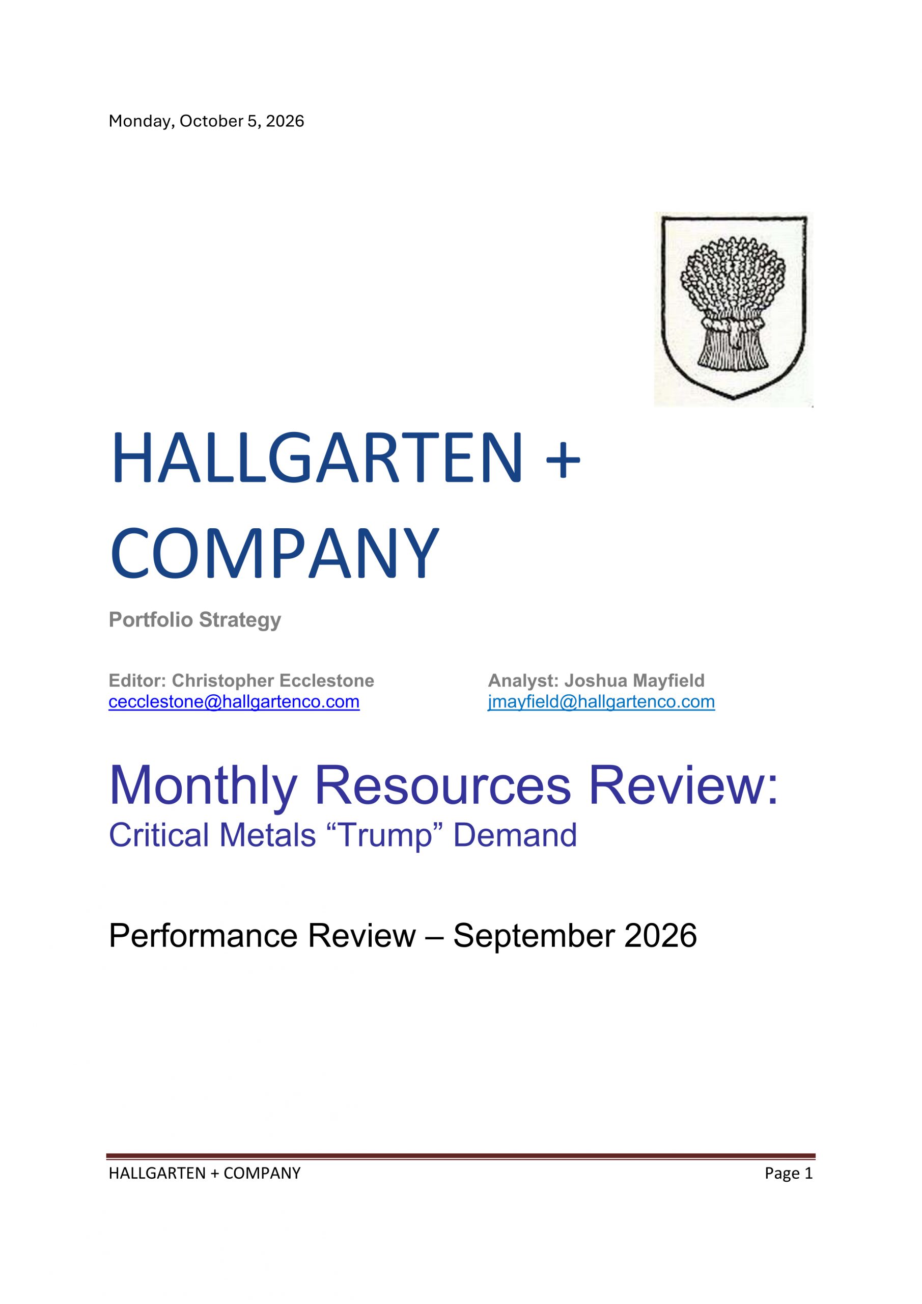 September 2026 Monthly